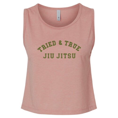 Women's Festival Cropped Tank 5083 - Green Ink  Thumbnail