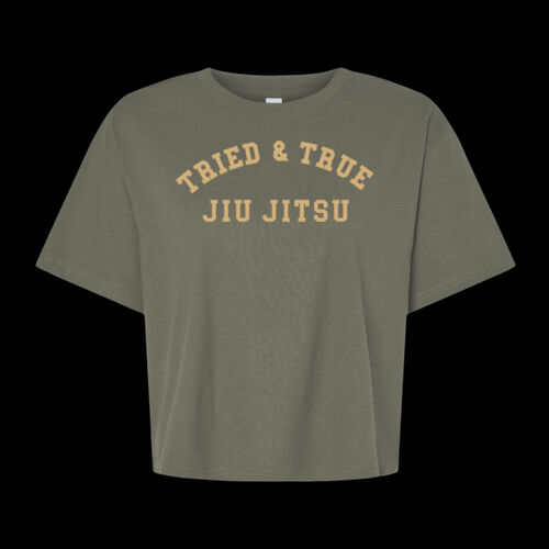 Boxy Crop 102 - Tan Ink Thumbnail