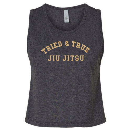 Women's Festival Cropped Tank 5083 - Tan Ink Thumbnail