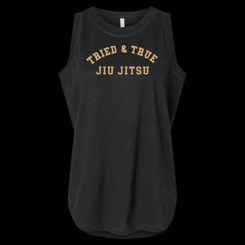 Women's Relaxed Fine Jersey Tank 3592 - Tan Ink Thumbnail